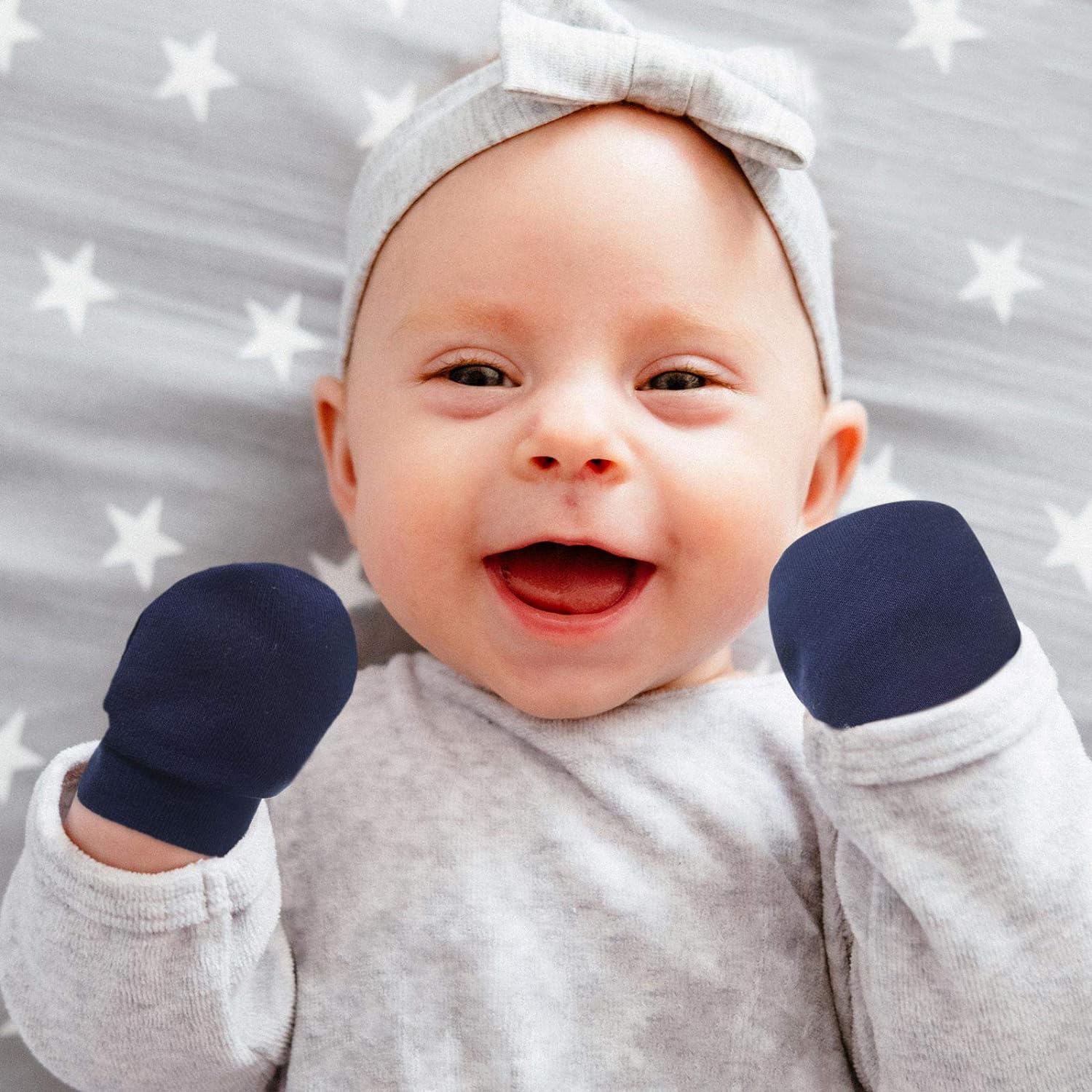 12 Pairs Newborn Baby Mittens Infant Toddler Gloves No Scratch Mittens Gloves for 0-6 Months Baby Boys Girls - Image 6